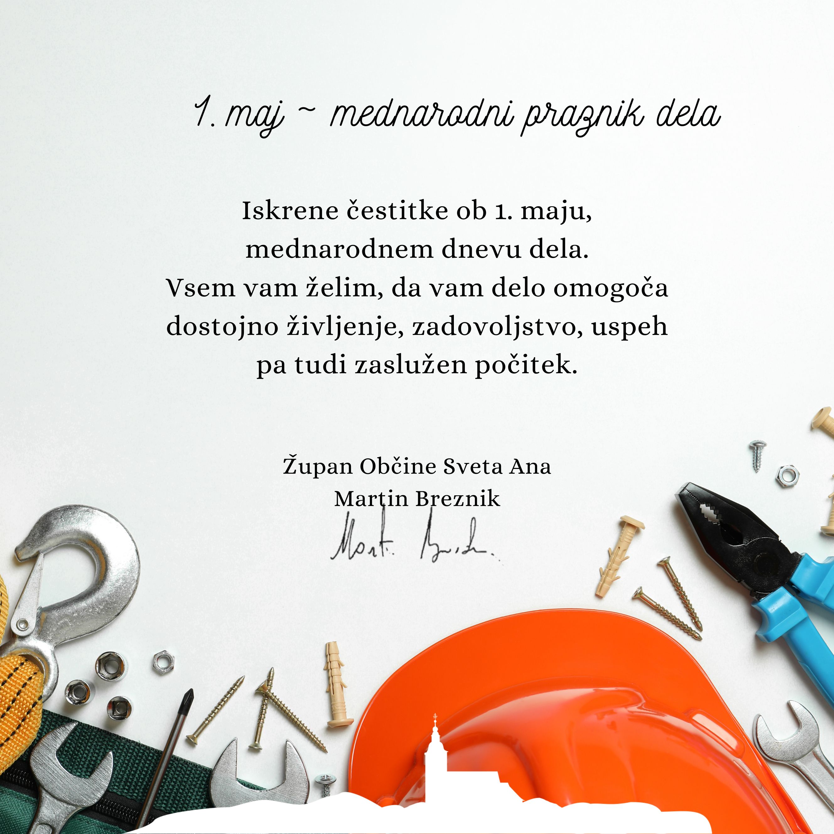 Voščilo prvi maj 2025 1